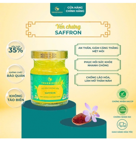 Tổ yên chưng Saffron