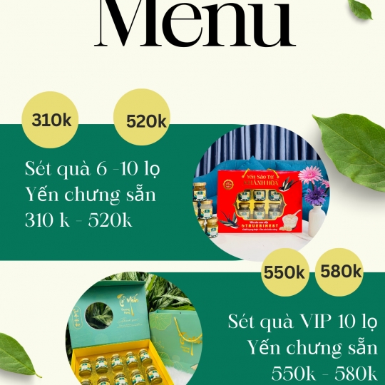 Set quà theo yêu cầu