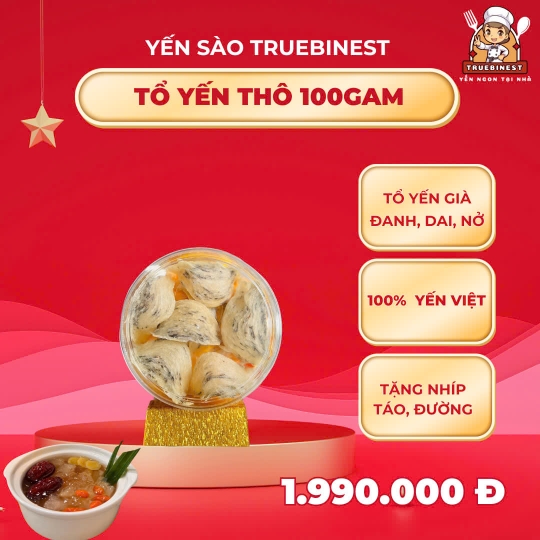 Hộp yến thô 100g