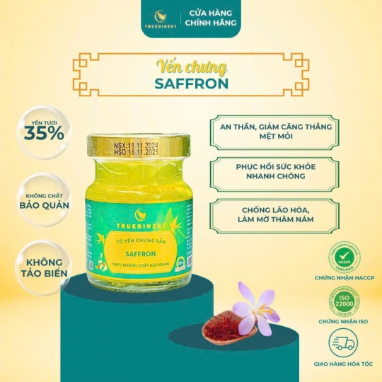 Tổ yên chưng Saffron