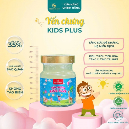 Tổ yến chưng Kids Plus
