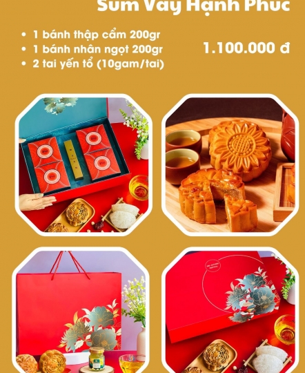 Set quà trung thu Sum vầy Hạnh Phúc
