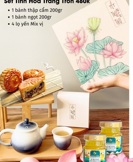 Set quà Tinh Hoa Trăng Tròn