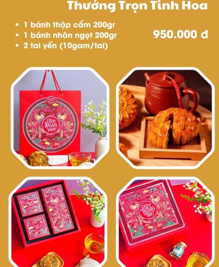 Set quà trung thu Thưởng Trọn Tinh Hoa