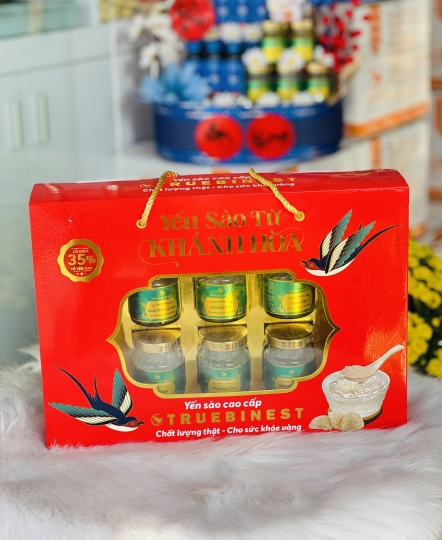Set quà Yến chưng sẵn 6 lọ
