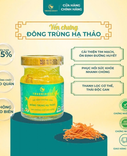 Tổ yến chưng đông trùng hạ thảo