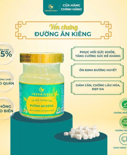 Tổ yến chưng đường ăn kiêng